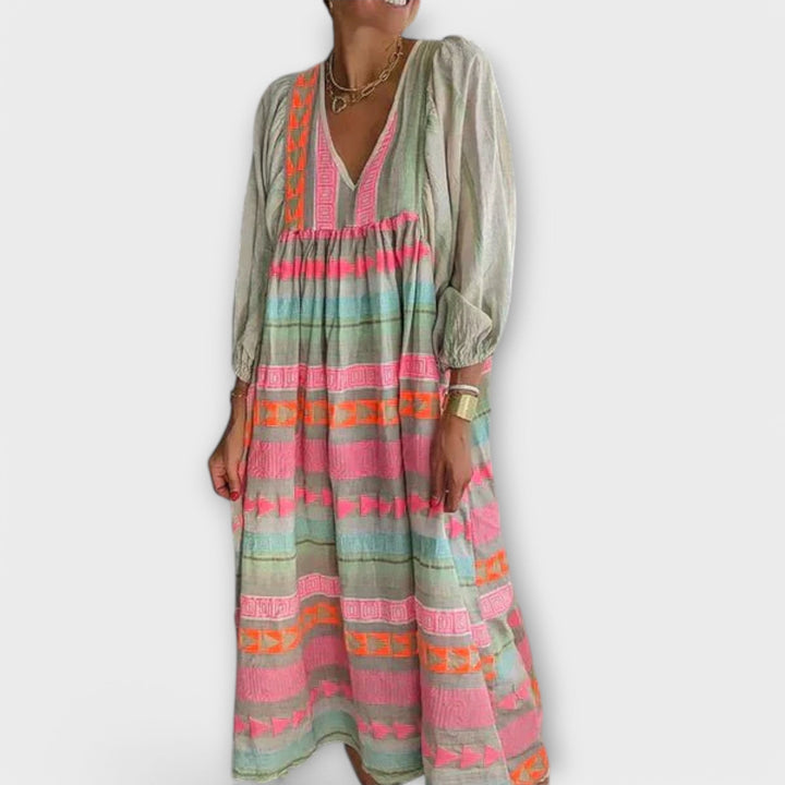 Zara | Tribal Print Smock Summer Dress