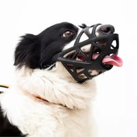 Soft Mesh Dog Muzzle – Breathable, Adjustable Muzzle to Prevent Biting and Chewing – for Walks, Training & Vet Visits, S–XL