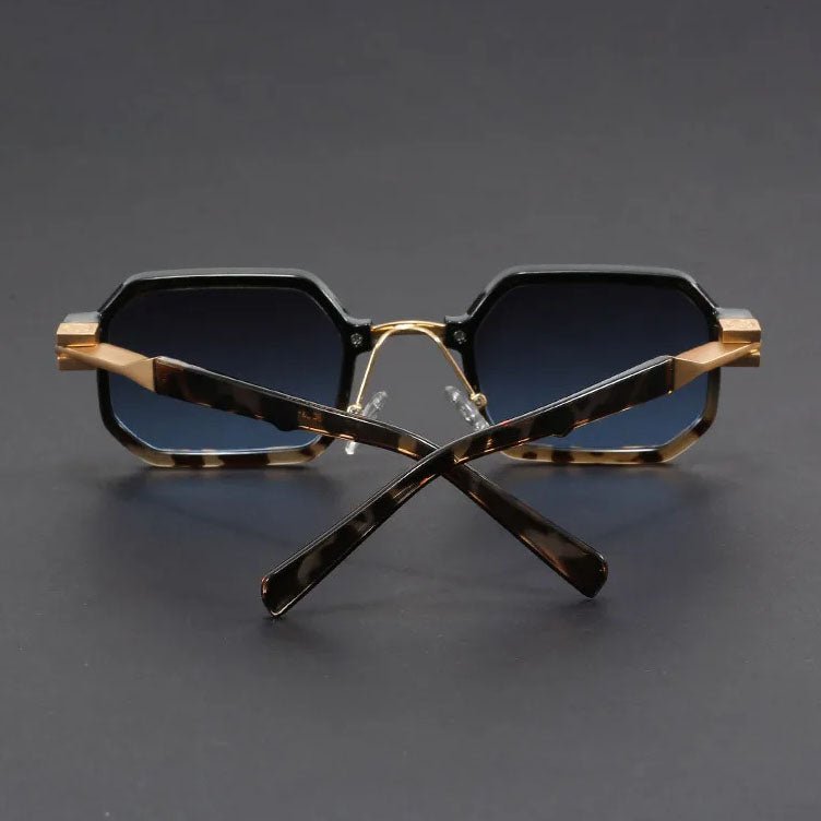 Beckett | Women's Geometric Sunglasses with Tortoiseshell Frame Detail
