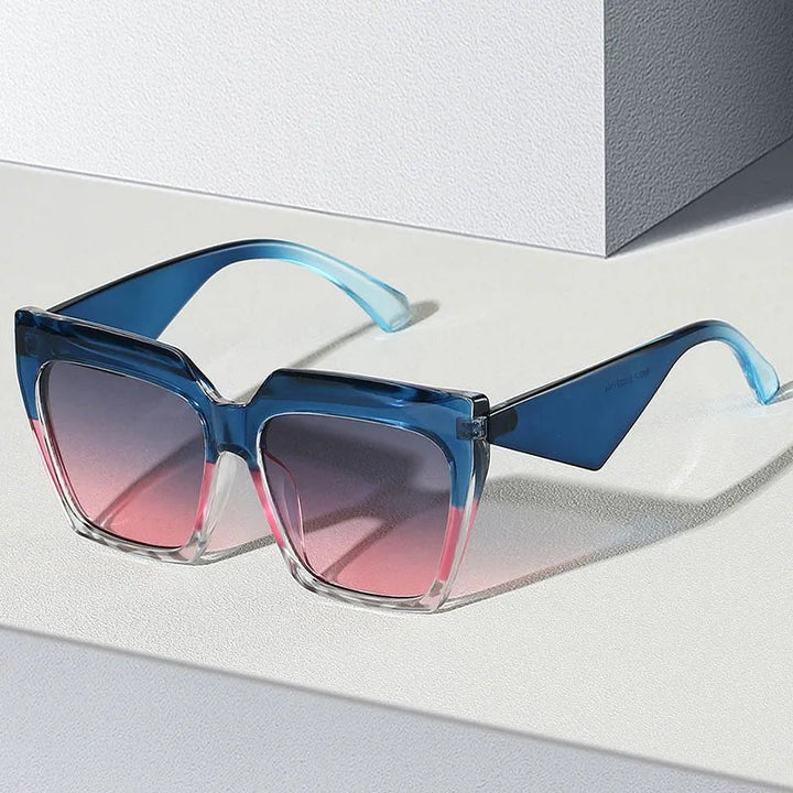 Marlowe | Women's Oversized Sunglasses with Cat Eye Frame Detail