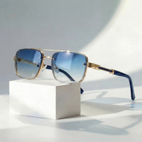 Everhart | Women's Aviator Sunglasses with Double Bridge Frame Detail