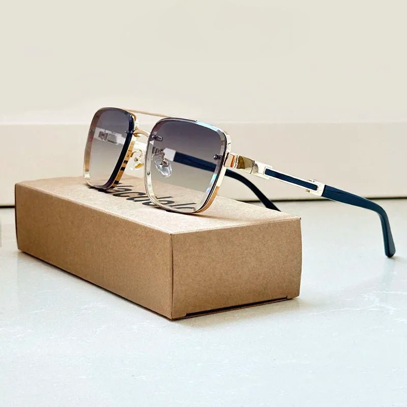 Everhart | Women's Aviator Sunglasses with Double Bridge Frame Detail