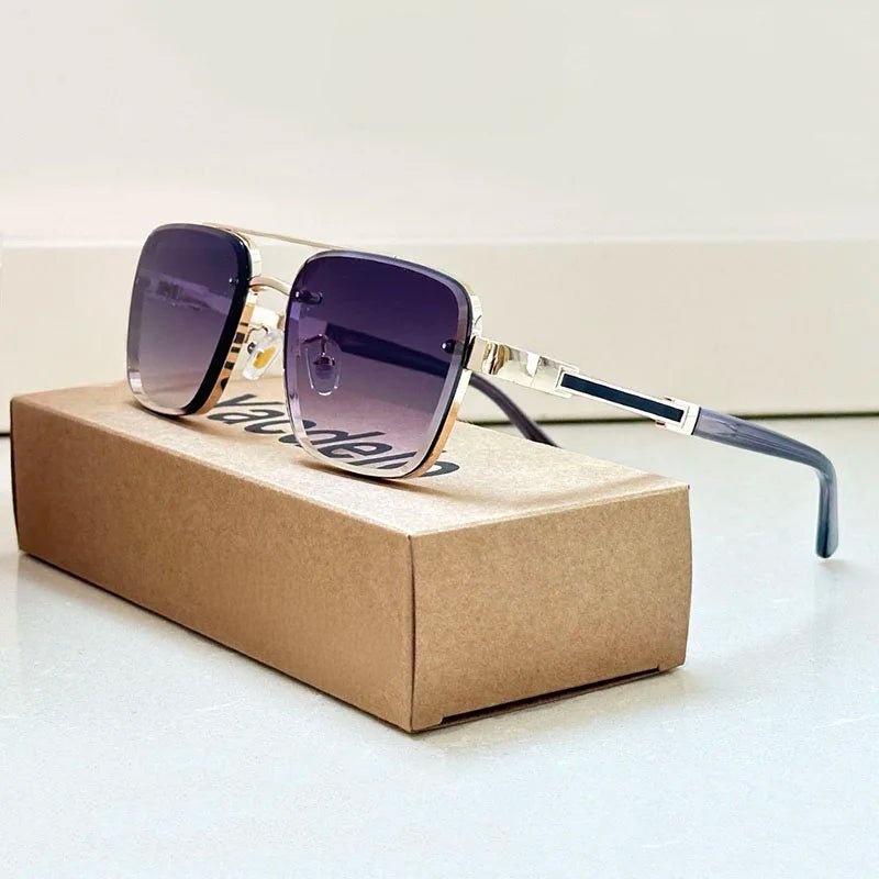 Everhart | Women's Aviator Sunglasses with Double Bridge Frame Detail
