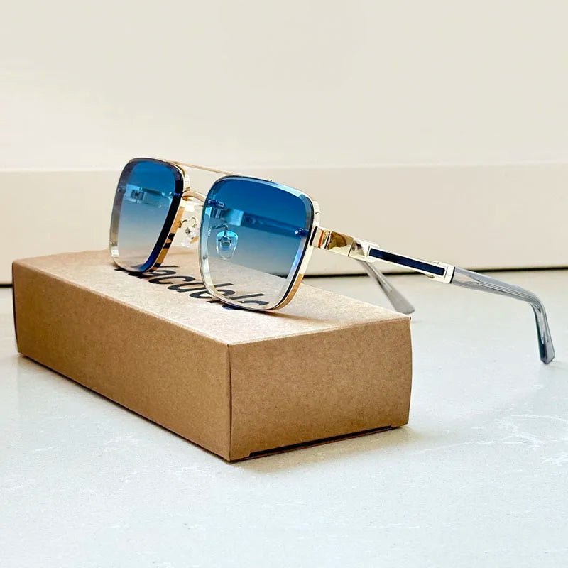 Everhart | Women's Aviator Sunglasses with Double Bridge Frame Detail