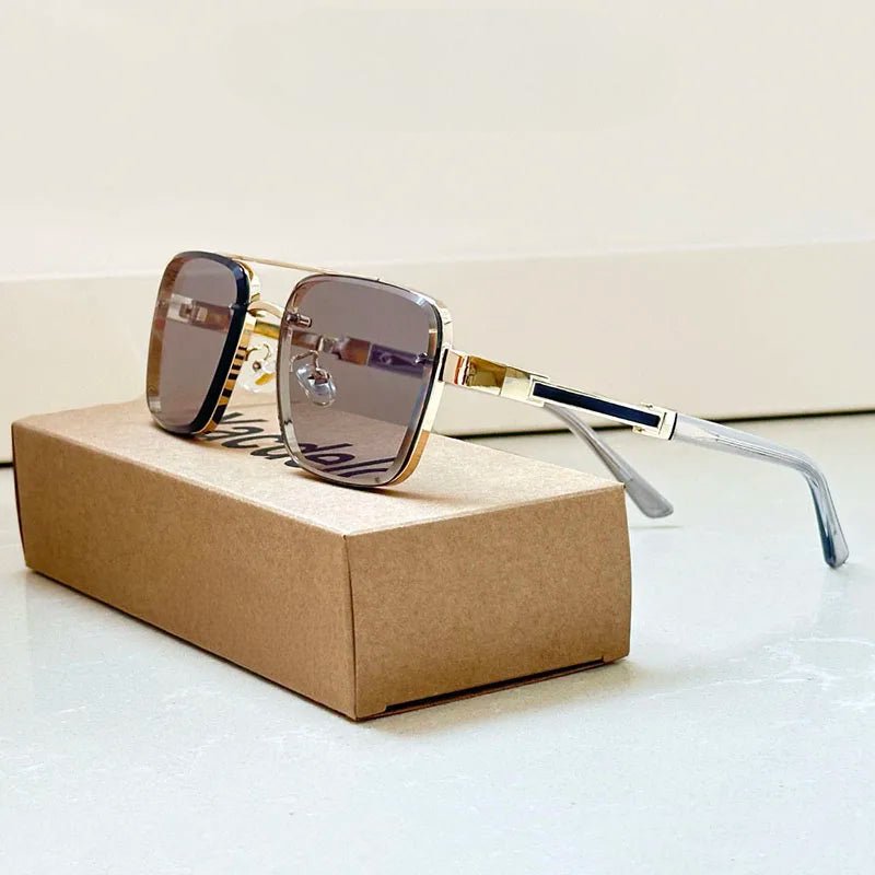 Everhart | Women's Aviator Sunglasses with Double Bridge Frame Detail