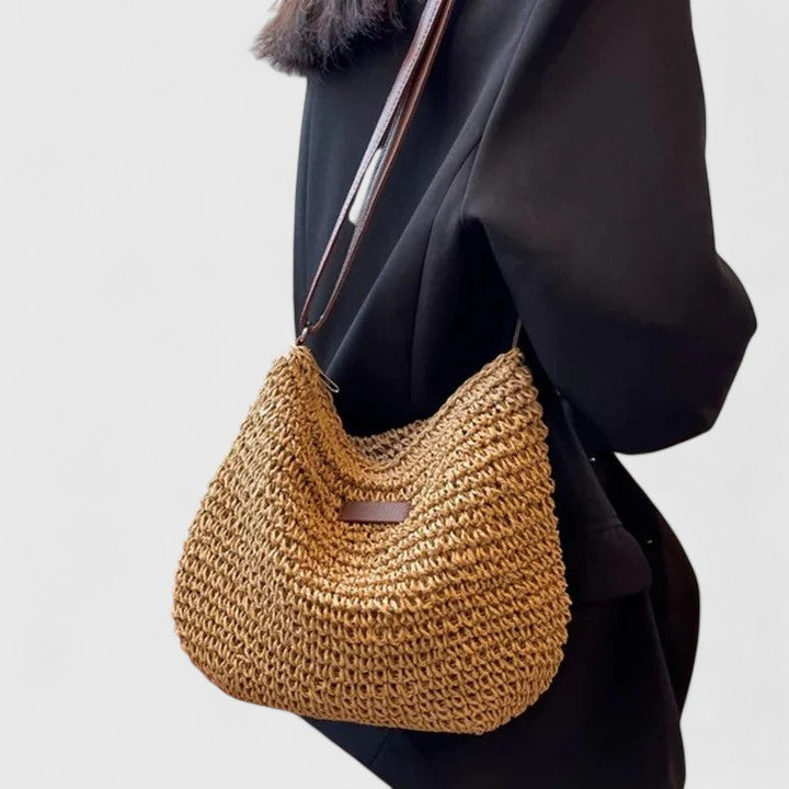 Odalys | Women's Bag Woven Straw Slouchy Shoulder Tote